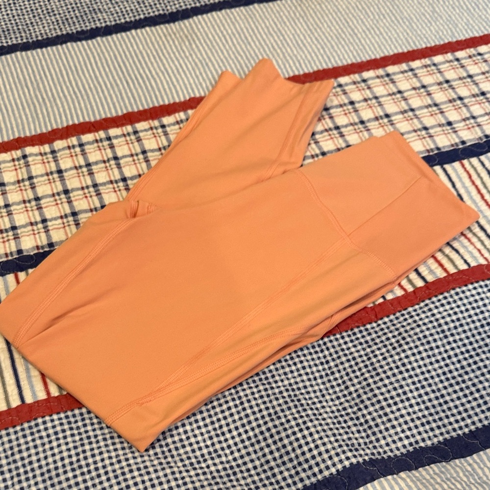 Girlfriend Collective Peach Leggings